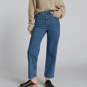 Everlane Way High Button Fly Jeans